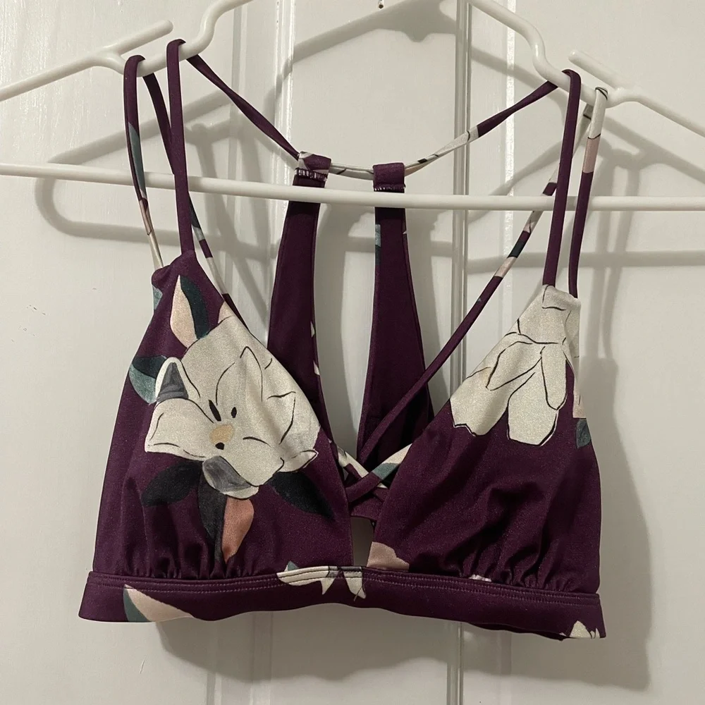 Athleta size small Floral Purple bra - Picture 4 of 12